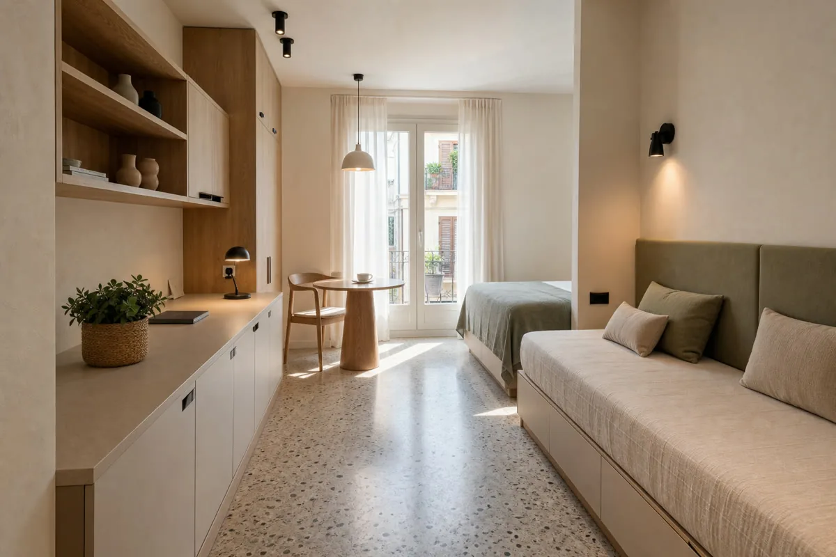 Visualización orientativa de muebles a medida para restaurantes en Valencia